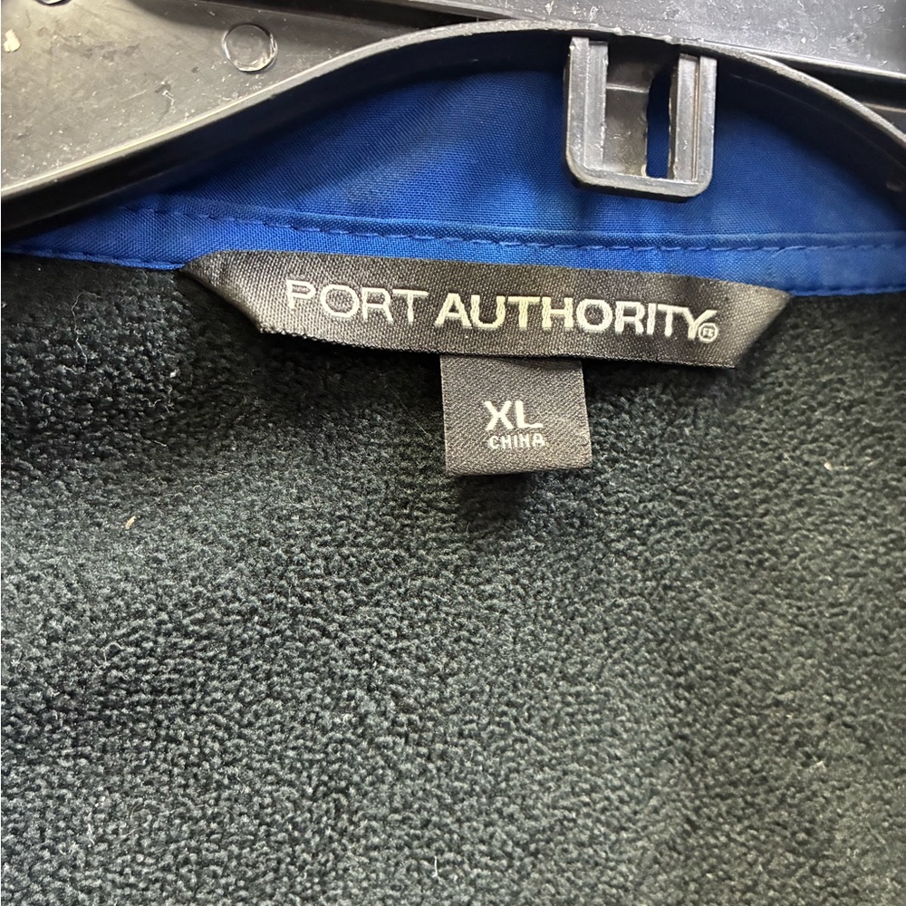 United Airlines Softshell Jacket Men’s XL Zip Employee Uniform Blue Fleece Lined - Picture 3 of 4